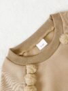 Adorable girls fleece set in pink and white perfect for autumn or winter The set includes a matching fleece jacket and pants ideal for keeping your little one warm and cozy
