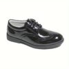Classic Patent Leather Boys Brogues in black stylish and sophisticated footwear for boys perfect for any occasion