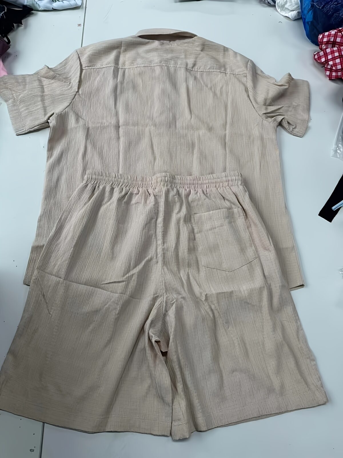 The Newness Riviera Escape Mens Summer Set a stylish and comfortable two piece outfit perfect for summer shown in detail