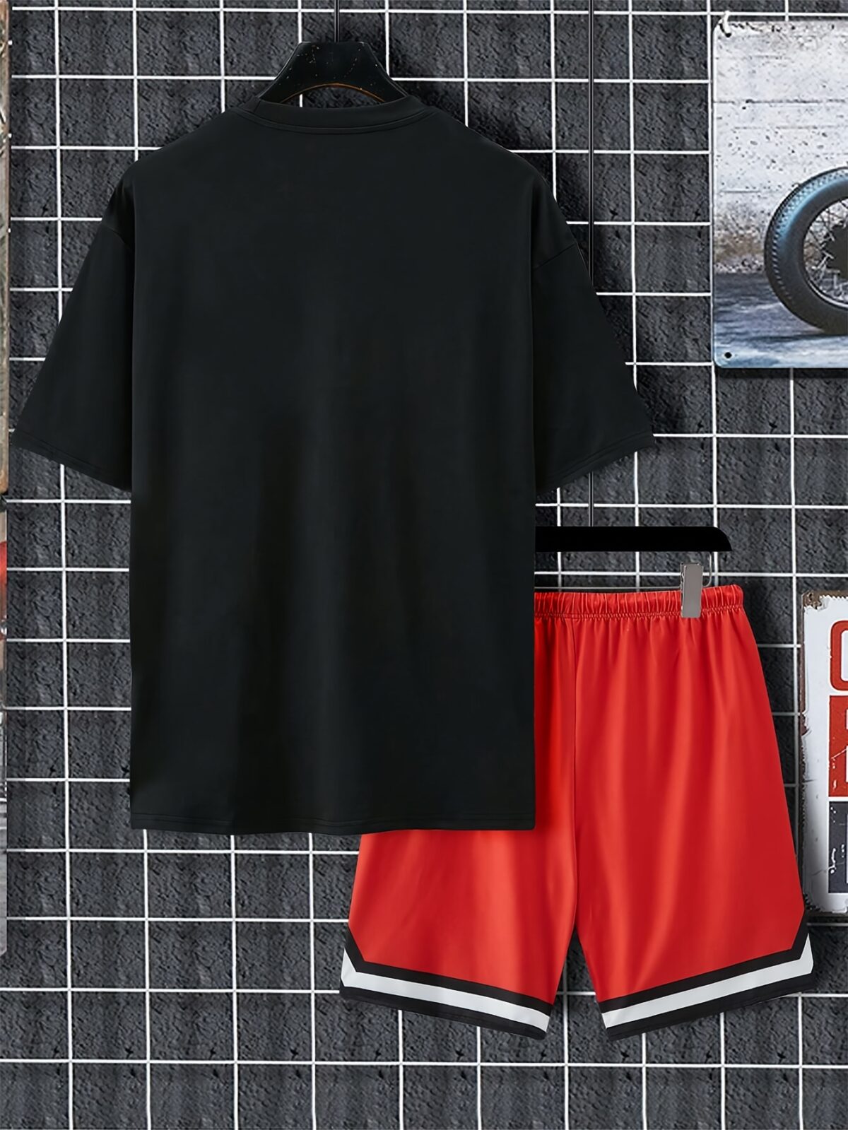 Adorable Chicago Bulls teddy bear set perfect for summer Sporty and breathable polyester