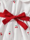 Sweet Cherry Print Dress with Bow from Newness A charming cherry printed dress with a cute bow