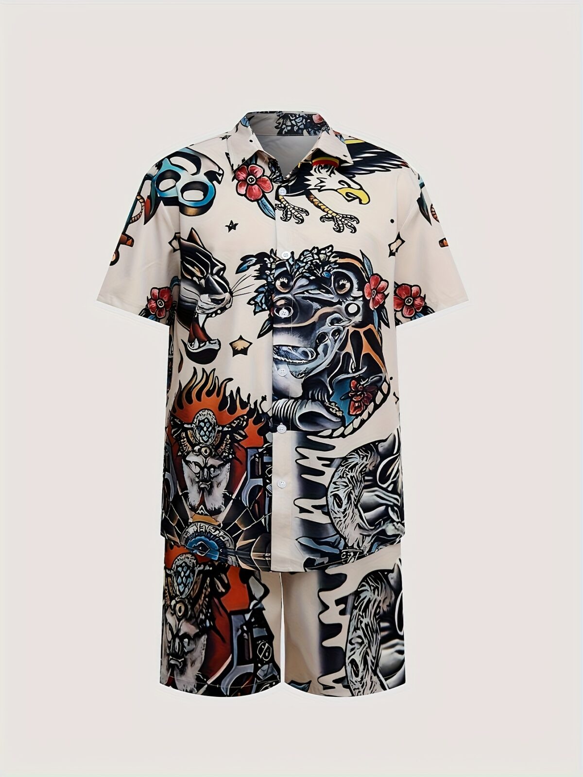 Embrace effortless cool in the Newness Havana Nights Printed Resort Shirt This stylish shirt is perfect for summer getaways and relaxed evenings