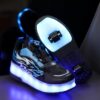 Kids GUANGLAN Galaxy Light Up Sneakers with 16 color modes USB rechargeable battery and detachable wheels Stylish and fun footwear for active children