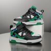 Stylish Retro Pixel Geometric Sneakers for kids by Newness These sneakers feature a vibrant geometric pixel design