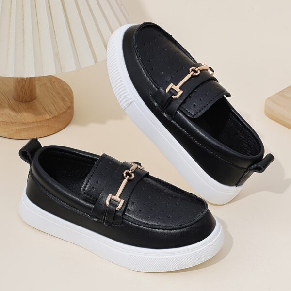 Stylish perforated boys loafers perfect for any occasion Comfortable and breathable design in a classic style