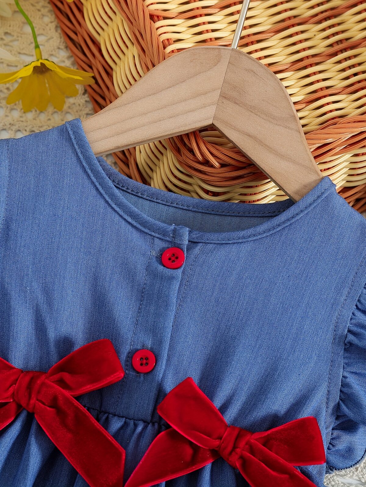 Adorable Summer Bloom baby girl dress perfect for summer outings and back to school events The dress features a delightful floral print and comfortable breathable fabric