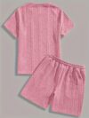 Womens Cable Knit Shorts Set in Cream stylish and comfortable summer outfit