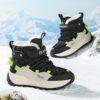 Stylish and durable Newness Explorer Kids Snow Boots perfect for snow ice and winter adventures Kids snow boots in action showcasing their waterproof and warm features