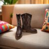 Stylish and comfortable Prairie Rose Girls Cowboy Boots in pink perfect for any occasion