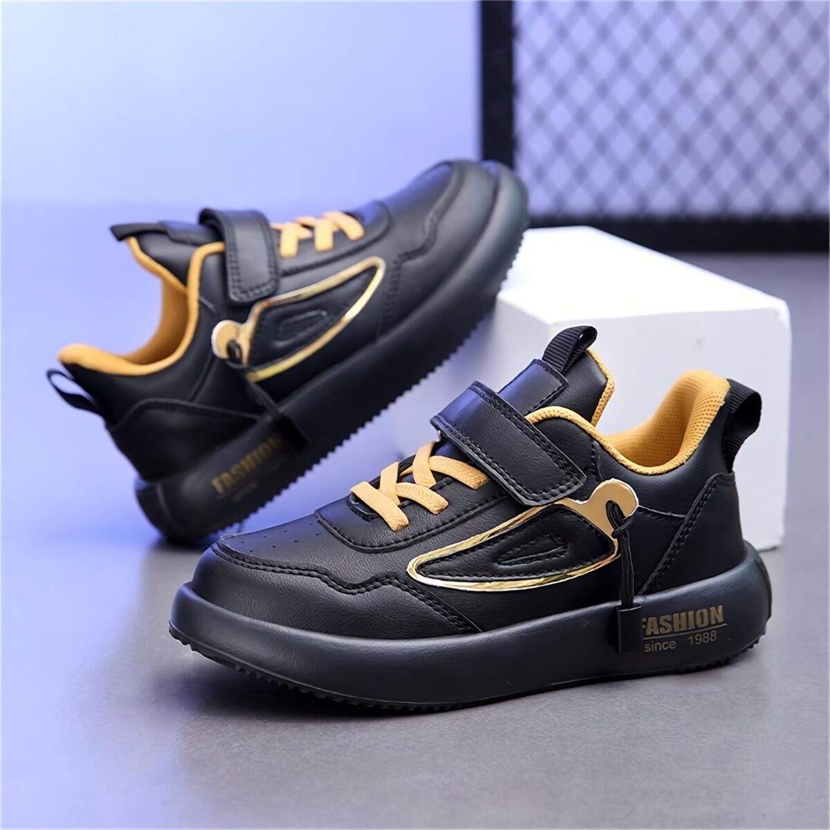 Stylish and comfortable boys sneakers from Newness perfect for active play Lightweight design ensures all day wear