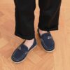 Stylish and comfortable Newness Classic Boys Loafers perfect for any occasion A close up shot showcasing the loafers design and quality
