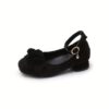 Elegant black girls high heels adorned with sparkling rhinestones perfect for weddings and special occasions