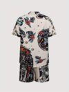 Embrace effortless cool in the Newness Havana Nights Printed Resort Shirt This stylish shirt is perfect for summer getaways and relaxed evenings