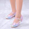 Shimmering Celestial Sparkle Sequin Princess Heels by Newness Perfect for parties and playtime these enchanting heels feature dazzling sequins