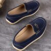Stylish and comfortable Newness Classic Boys Loafers perfect for any occasion A close up shot showcasing the loafers design and quality