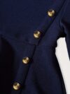 Adorable Newness Little Sailor Navy Blue Dress perfect for any occasion A charming navy blue dress with sailor inspired details