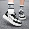 Newness Velocity Graphic Platform Shoes Trendy platform shoes in a vibrant graphic print perfect for spring and fall Features comfortable cushioning and a stylish elevated sole