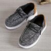 Stylish and comfortable blue canvas shoes for boys perfect for everyday wear Newness brand