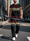 Stylish Newness Urban Edge Mens Print Tracksuit in premium polyester showcasing its comfortable and fashionable design