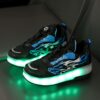 Kids GUANGLAN Galaxy Light Up Sneakers with 16 color modes USB rechargeable battery and detachable wheels Stylish and fun footwear for active children