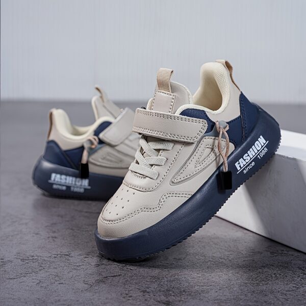 Stylish boys retro sneakers in white with colorful tassels perfect for everyday wear