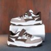 Stylish striped childrens PU sneakers perfect for spring fall and winter Newness brand