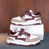 Stylish and comfortable striped and plaid boys sneakers from Newness perfect for everyday wear Durable construction ensures long lasting use