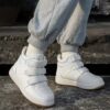 Stylish and comfortable Newness Urban Explorer Kids High Tops in grey perfect for fall and winter Durable high top design with a modern aesthetic