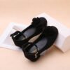 Elegant black girls high heels adorned with sparkling rhinestones perfect for weddings and special occasions