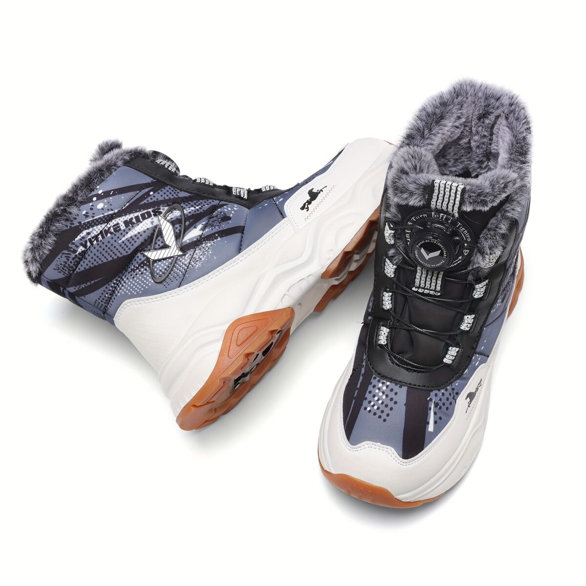 FANGFIUP Arctic Explorer Kids Winter Boots Stylish and warm winter boots ideal for snow hiking and outdoor play