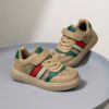 Stylish and vibrant color block striped kids sneakers by Newness Lightweight and durable perfect for everyday wear