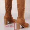 Newness Effortless Chic Knee High Boots Elevate your style with these versatile boots perfect for any season Shown in a close up showcasing the sleek design and rich material