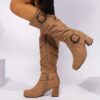 Newness Effortless Chic Mid Heel Boots Elevate your style with these chic mid heel boots perfect for any occasion These stylish boots feature a comfortable mid heel and a sophisticated design