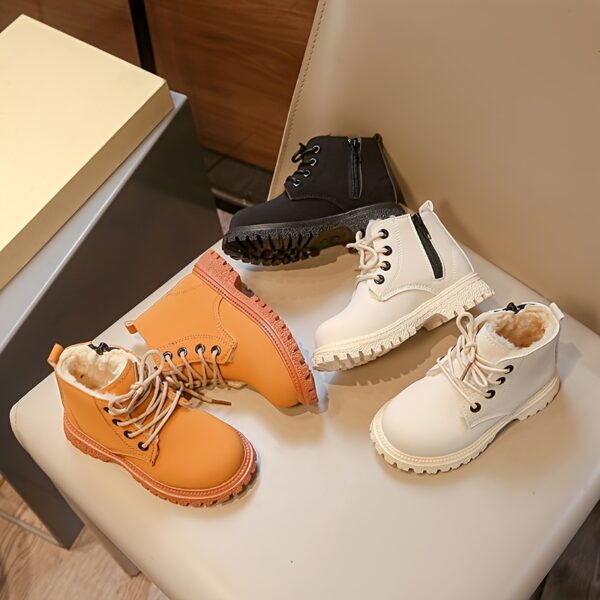 Stylish and cozy Newness kids fleece boots perfect for keeping little feet warm all winter long Available in a variety of colors and sizes