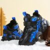 Stylish and durable argyle pattern boys winter shoes perfect for school play or outdoor adventures