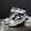 Stylish Retro Pixel Geometric Sneakers for kids by Newness These sneakers feature a vibrant geometric pixel design