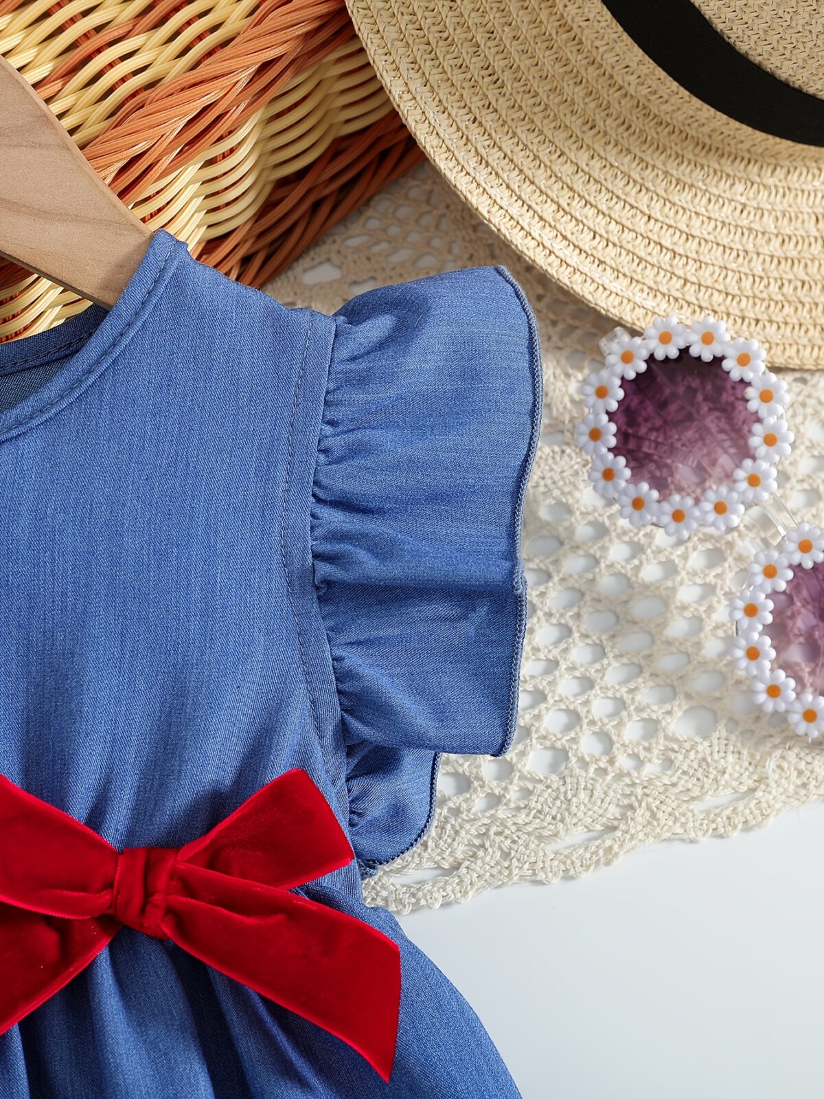 Adorable Summer Bloom baby girl dress perfect for summer outings and back to school events The dress features a delightful floral print and comfortable breathable fabric