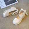 Enchanted Garden Girls Beaded Shoes by Newness Elegant beaded shoes perfect for weddings and parties