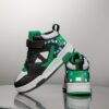 Stylish Retro Pixel Geometric Sneakers for kids by Newness These sneakers feature a vibrant geometric pixel design