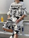 Newness Urban Edge Mens Graphic Tee Set Two stylish and comfortable graphic tees perfect for summer Casual and effortlessly cool