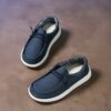 Stylish and comfortable Newness canvas loafers perfect for back to school These effortlessly chic loafers feature a breathable canvas upper and a cushioned insole for all day wear