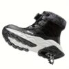 Kids wearing stylish and warm FANGFIUP Explorer Winter Boots playing in the snow