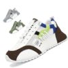 Newness Boys Striped Low Top Sneakers Lightweight breathable and stylish striped sneakers perfect for play