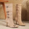 Midnight Rendezvous Stiletto Ankle Boots by Newness Elegant black stiletto ankle boots with a pointed toe showcasing the perfect blend of sophistication and style