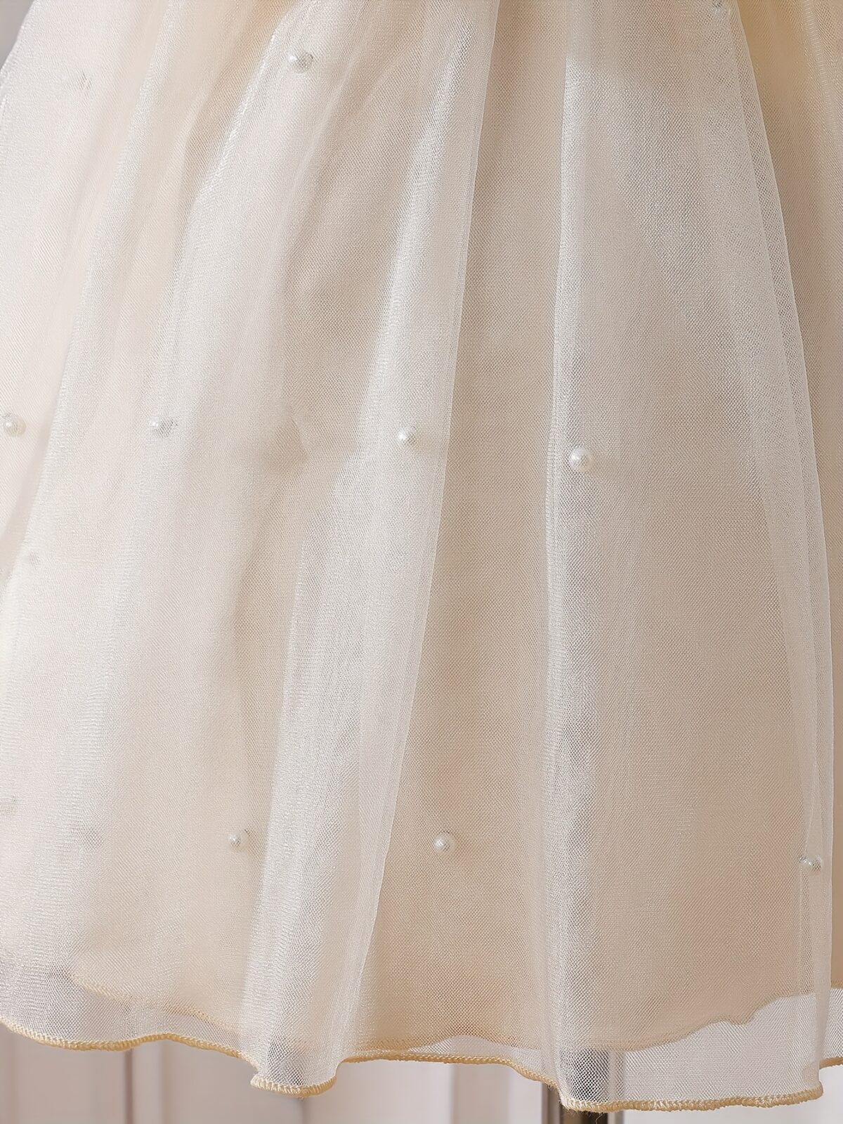 Adorable baby girl wearing a celestial themed tulle dress perfect for parties and special occasions
