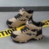 Stylish and comfortable Newness Active Play Kids Sport Shoes perfect for active play The shoes are shown on a childs feet highlighting their vibrant color and design