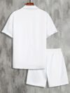 Newness Dubai Dreams Mens Summer Outfit A stylish two piece polyester set perfect for staying cool and comfortable all summer long