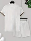 Model showcasing the Newness Urban Explorer Mens Summer Set a stylish and breathable outfit perfect for summer