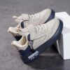 Stylish boys retro sneakers in white with colorful tassels perfect for everyday wear