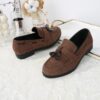 Newness Effortless Style Tassel Loafers in brown leather These chic loafers feature stylish tassels and are perfect for any occasion